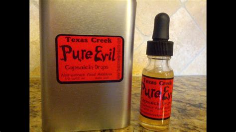 Texas Creek "Pure Evil" Capsaicin Drops Review (1.5MM Scoville Heat ...