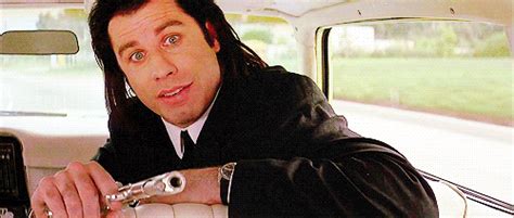 john travolta pulp fiction gif | WiffleGif