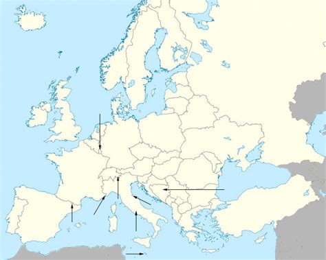 Europe Map Without Country Names - First Day Of Spring 2024 Countdown