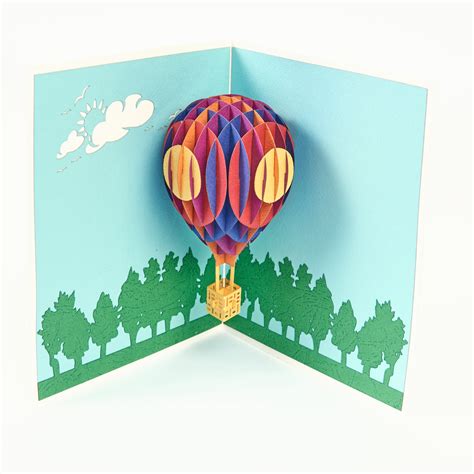 Hot Air Balloon Pop up Card — iPapyrus