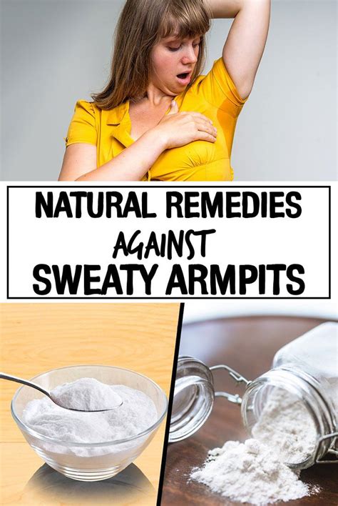 Natural Remedies Against Sweaty Armpits (With images) | Excessive ...