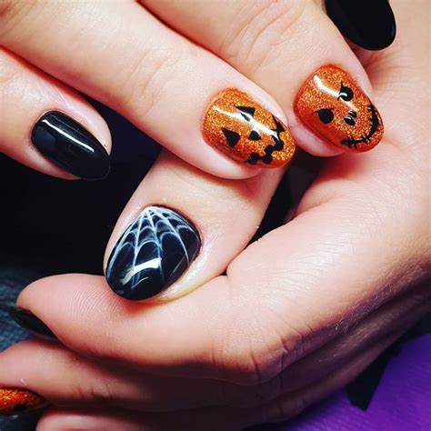 100 Easy Halloween Nails Art Ideas for Your Inspirations - PinMomStuff