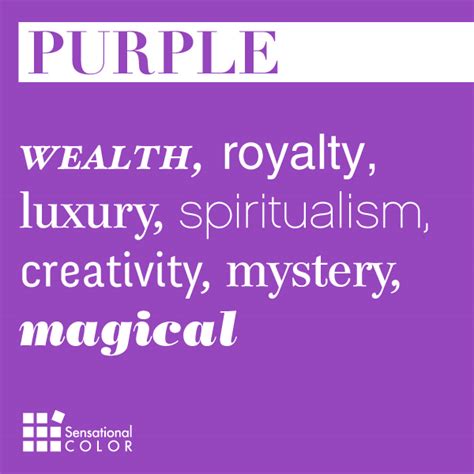 Words That Describe Purple - Sensational Color