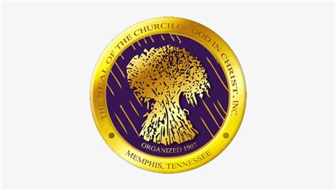 Seal Cogic1 Purple Gold - Church Of God In Christ Logo PNG Image ...