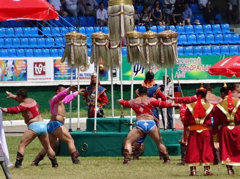 Naadam Festival Ulaanbaatar Mongolia. An annual sporting event and ...