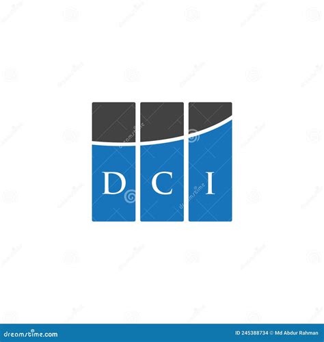 DCI Letter Logo Design on WHITE Background. DCI Creative Initials ...