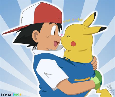 Ash and Pikachu by PPGirl16 on DeviantArt