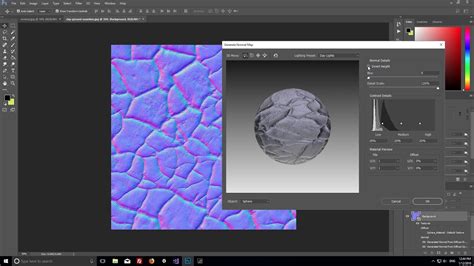 Photoshop Create Normal Map - YouTube