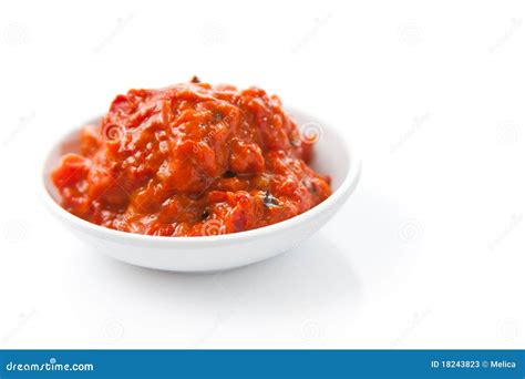 Homemade Ajvar stock image. Image of cuisine, bowl, meal - 18243823