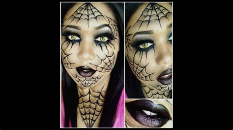 Dramatic Spider Web Makeup Tutorial - YouTube