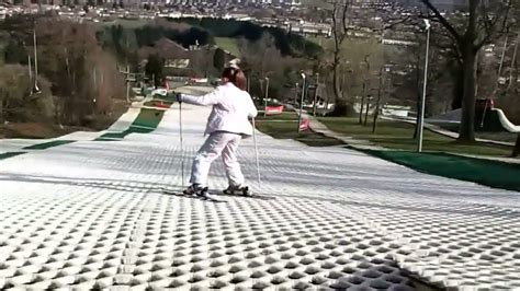 Dry-Skiing down the Ramp at Gloucester Ski & Snowboard Centre 16th Feb ...