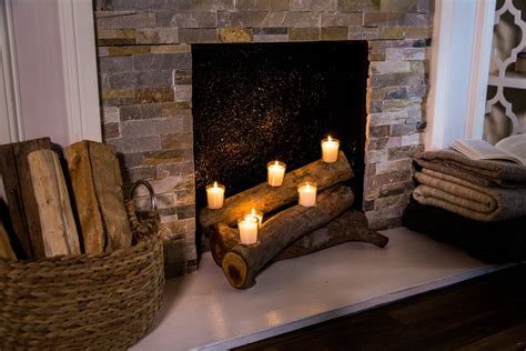 DIY Faux Fireplace Logs | Home & Family