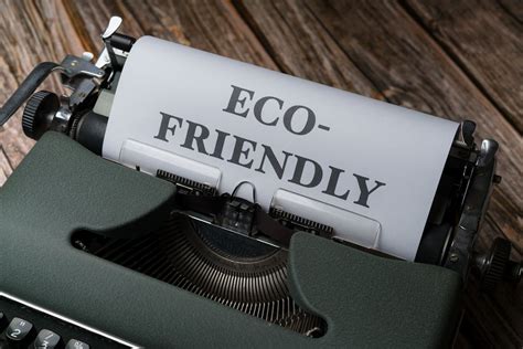 Eco-friendly paper on an old typewriter · Free Stock Photo