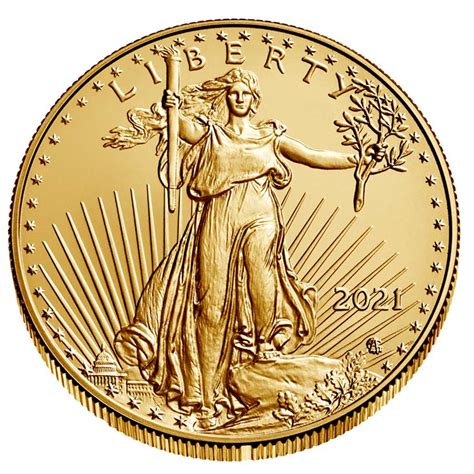 2021 American Gold Eagle 1 oz Uncirculated Type 2 | Golden Eagle Coins