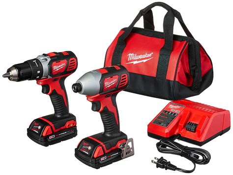 Milwaukee 2691-22 18-Volt Compact Drill and Impact Driver Combo Kit for ...