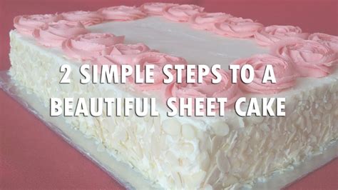 Simple Sheet Cake Decorating Ideas - Kids Birthday Party