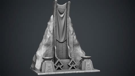 Environment : Fantasy Stone Throne — polycount