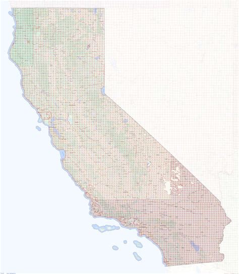 California Township And Range Map