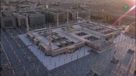 AMAZING AERIAL VIEW OF MASJID NABAWI DURING COVID-19 - YouTube