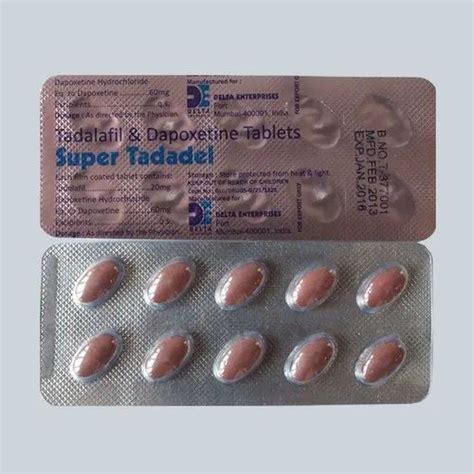 Tadalafil & Dapoxetine Tablets at Rs 40/strip | Tadaza Tablet in Indore ...