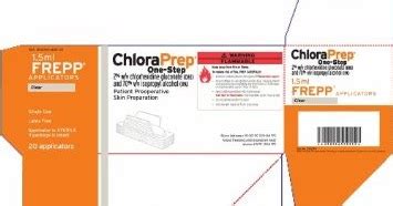 Chloraprep® One-step 2% W/v Chlorhexidine Gluconate (Chg) and 70% V/v ...