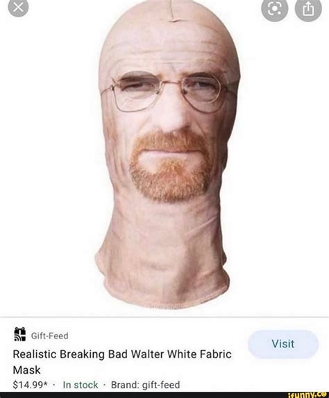 8 Gift-Feed Visit Realistic Breaking Bad Walter White Fabric Mask OOR ...