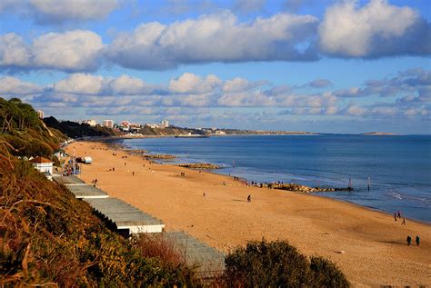 Branksome Beach Poole Dorset England Uk Near To Bournemouth Known For ...