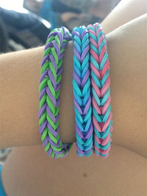 I made this today for my girls! | Rainbow loom bands, Loom band ...