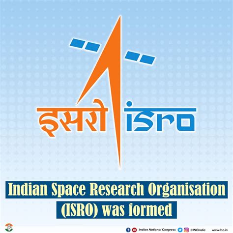 Congress on Twitter: "On August 15 1969, The Indian Space Research ...