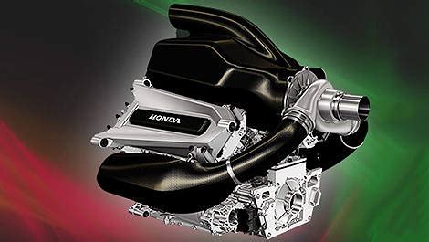 F1: Honda reveals first picture of V6 turbo hybrid engine | Car News ...