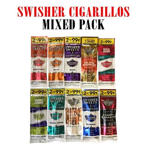 Mixed Flavor Pack - Swisher Sweets Cigarillos | Florida Tobacco Shop