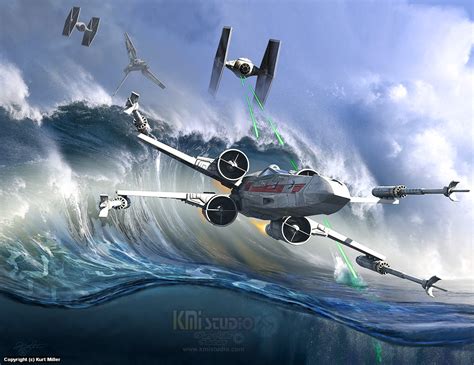 Infected By Art » Art Gallery » Kurt Miller » Battle over Kamino - The ...