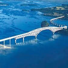 san juanico bridge stretches from samar to leyte across the san juanico ...