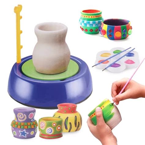 Kids Pottery Wheel Set - Creative and Educational Toy for Children ...