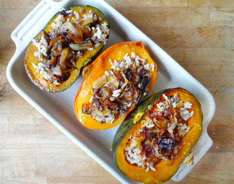 Mujaderra Stuffed Kabocha Squash Recipe | The Nosher