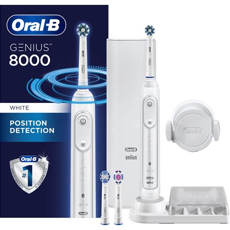 Oral-B Genius 8000 Electric Toothbrush, White - Walmart.com