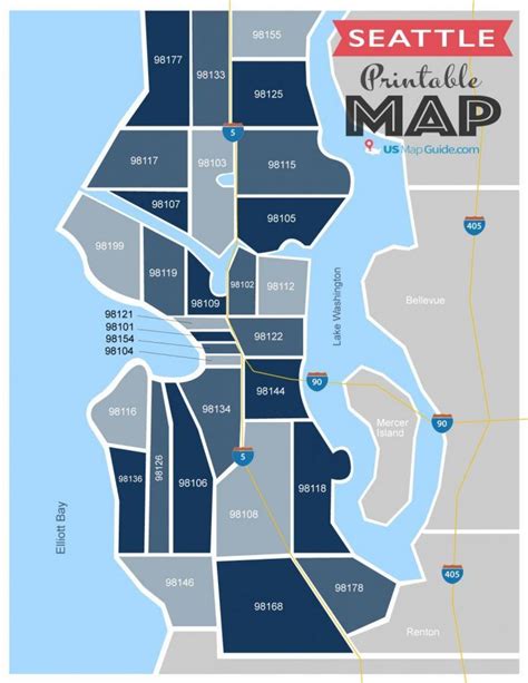 Zip Code Map Seattle Neighborhoods - Gretal Gilbertine