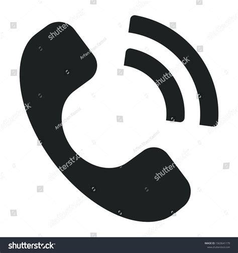 Call Us Icon Vector Graphics Stock Vector (Royalty Free) 1563641179 ...