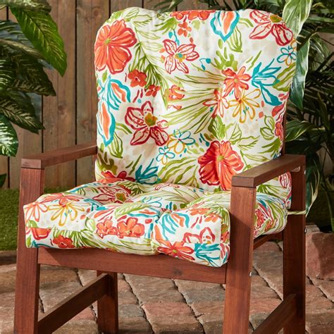 Breeze Floral Outdoor Chair Cushion - Walmart.com - Walmart.com