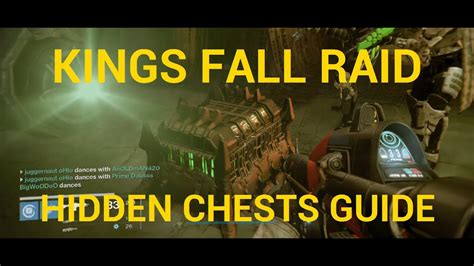 Destiny Kings Fall Raid Hidden Chest Locations Guide - YouTube