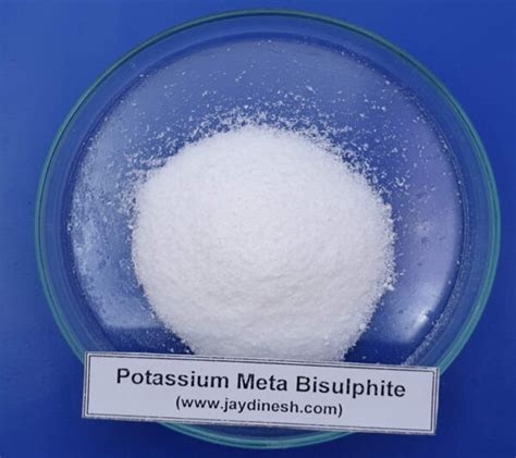 Potassium Metabisulphite Manufacturers and Supplier In India