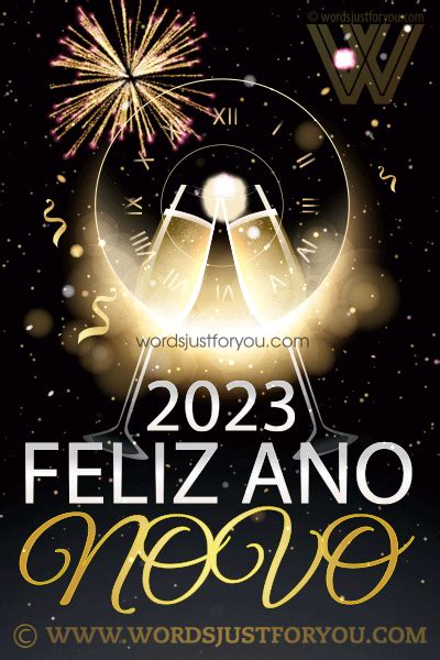 2023 Feliz Ano Novo » WordsJustforYou.com - Original Creative Animated GIFs