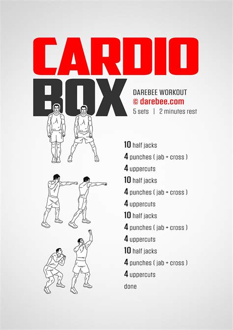 Cardio Box Workout https://darebee.com/workouts/cardio-box-workout.html ...