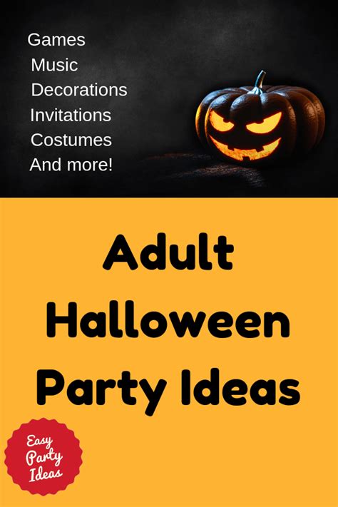 Adult Halloween Party Ideas