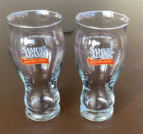 Samuel Adams Boston Lager Sensory Beer Glasses For The Love of Beer 2.0 ...