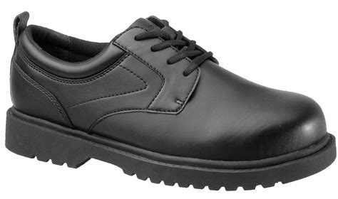 GRABBERS Men's Work Shoes, Steel Toe Type, Black, Size 10M - 40K088 ...