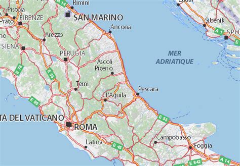 Mapa MICHELIN Teramo - mapa Teramo - ViaMichelin