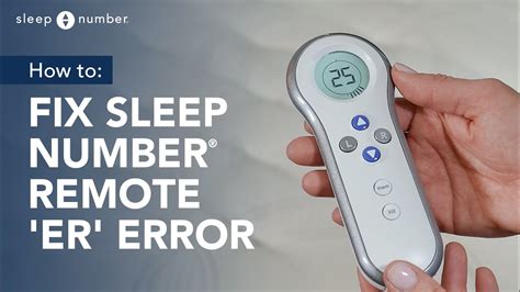 Sleep Number Remote Manual