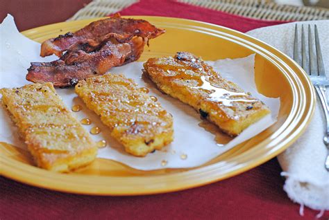 Fried Cornmeal Mush | Cornmeal mush, Food, Breakfast brunch