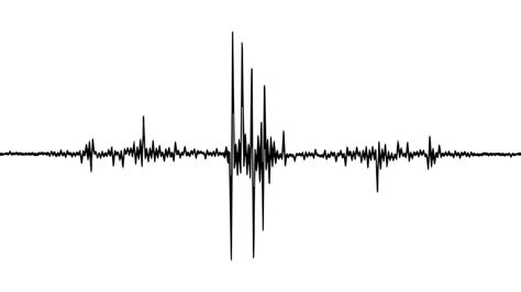 Visualization Of Earthquake Sound Waves Seismic Frequency Recorded By ...